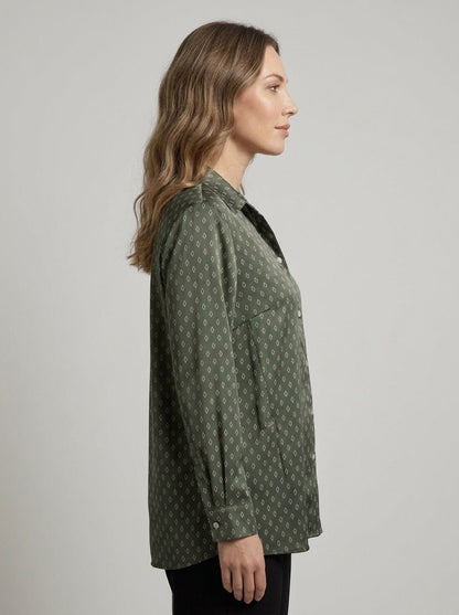Camicia Emme Marella mod. EMMDUOMO fantasia verde - Malerba Showroom