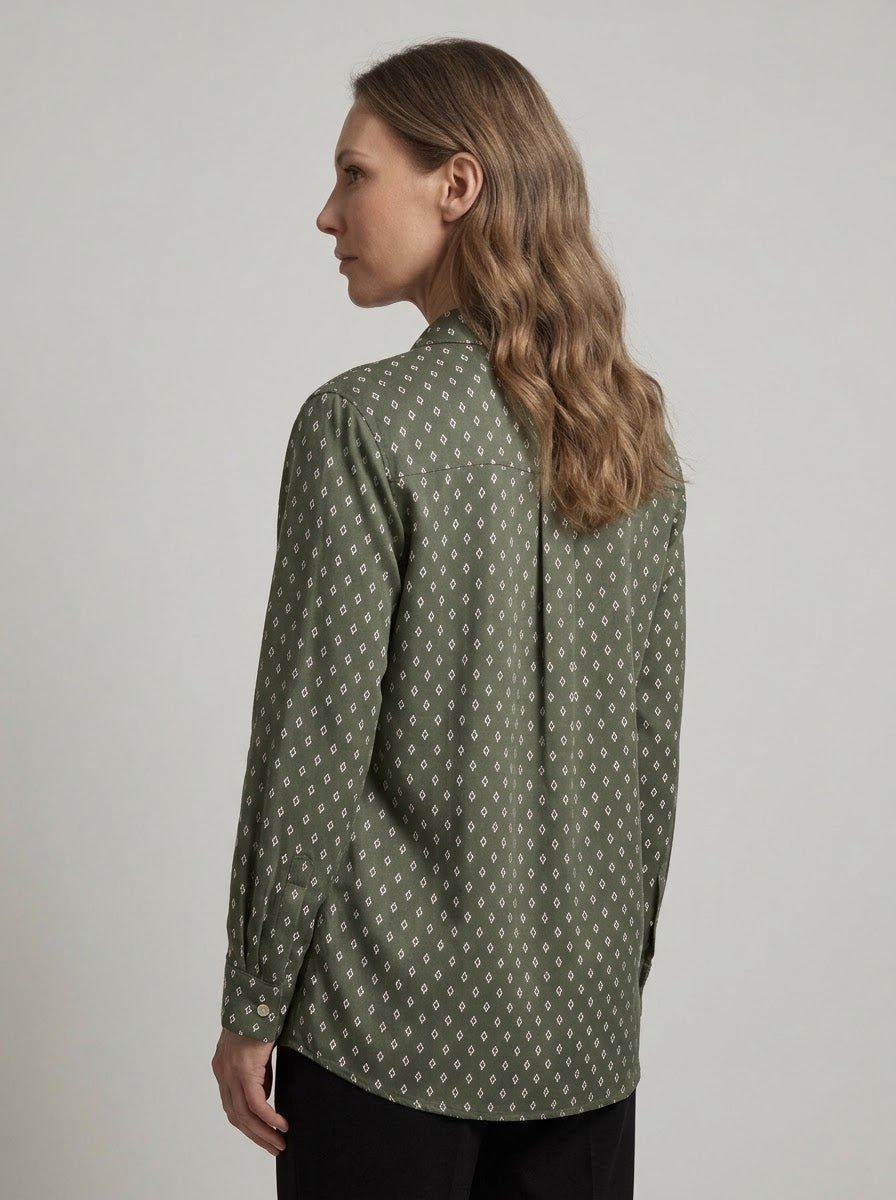 Camicia Emme Marella mod. EMMDUOMO fantasia verde - Malerba Showroom