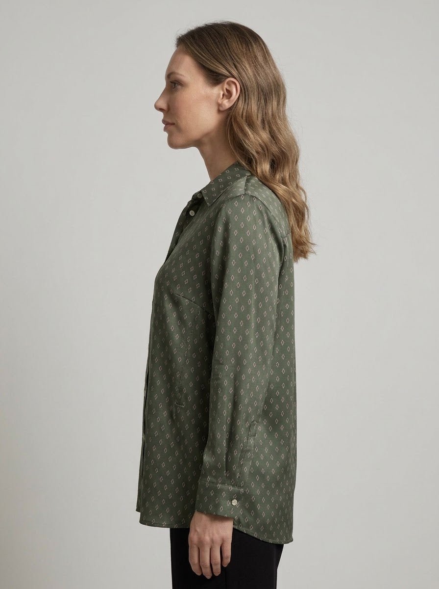 Camicia Emme Marella mod. EMMDUOMO fantasia verde - Malerba Showroom