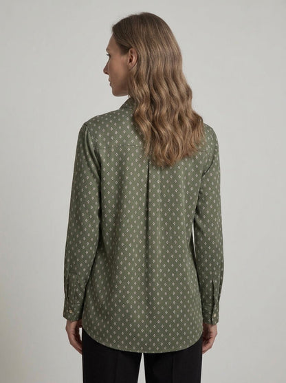 Camicia Emme Marella mod. EMMDUOMO fantasia verde - Malerba Showroom