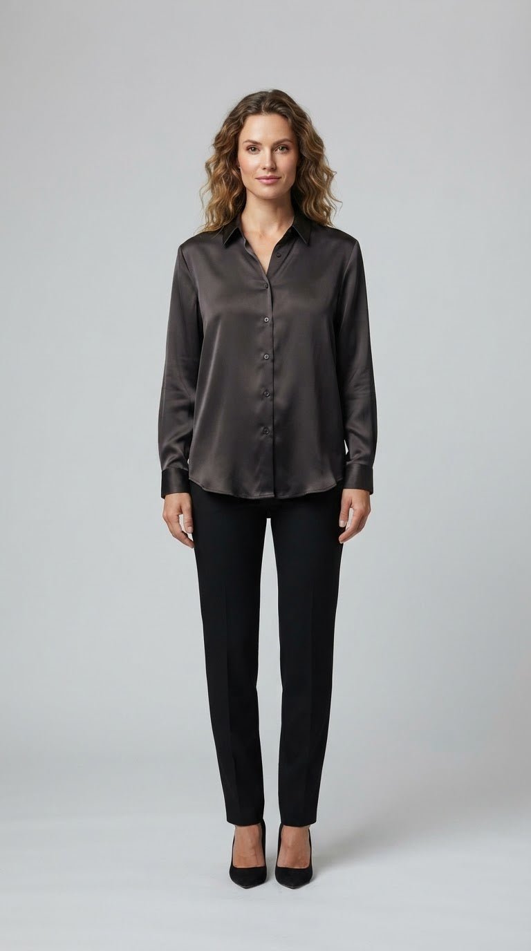 Camicia Emme Marella mod. EMMEDRO effetto raso - Malerba Showroom