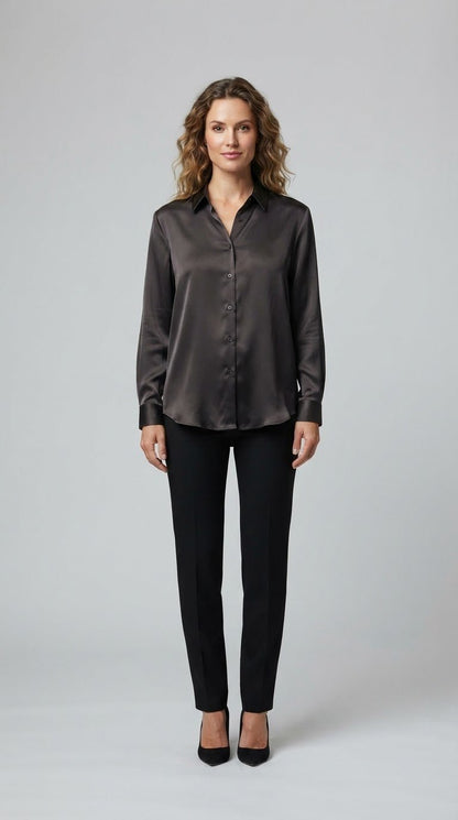 Camicia Emme Marella mod. EMMEDRO effetto raso - Malerba Showroom