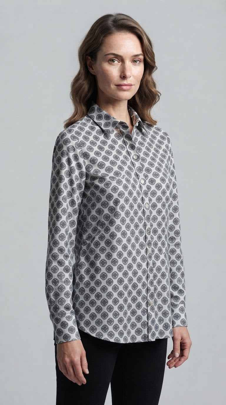 Camicia Fantasia Emme Marella mod. EMMDENARO - Malerba Showroom