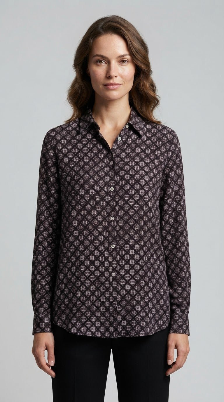 Camicia Fantasia Emme Marella mod. EMMDENARO - Malerba Showroom