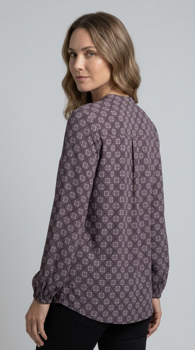 Camicia Fantasia Emme Marella mod. EMMTALENTO scollo alla coreana - Malerba Showroom