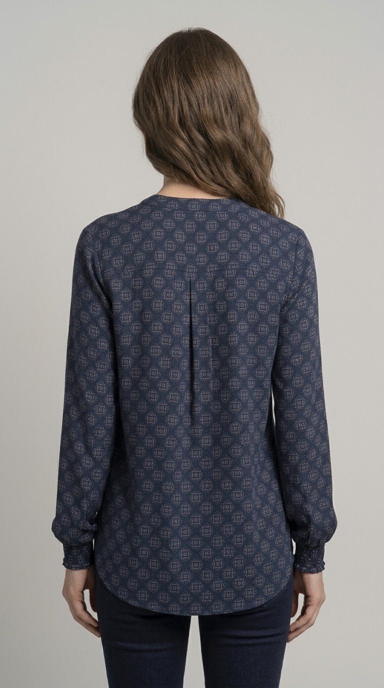 Camicia Fantasia Emme Marella mod. EMMTALENTO scollo alla coreana - Malerba Showroom