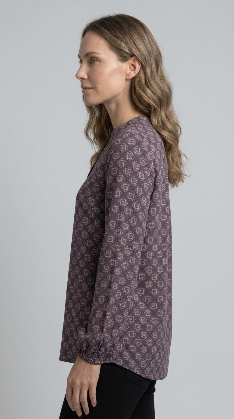 Camicia Fantasia Emme Marella mod. EMMTALENTO scollo alla coreana - Malerba Showroom