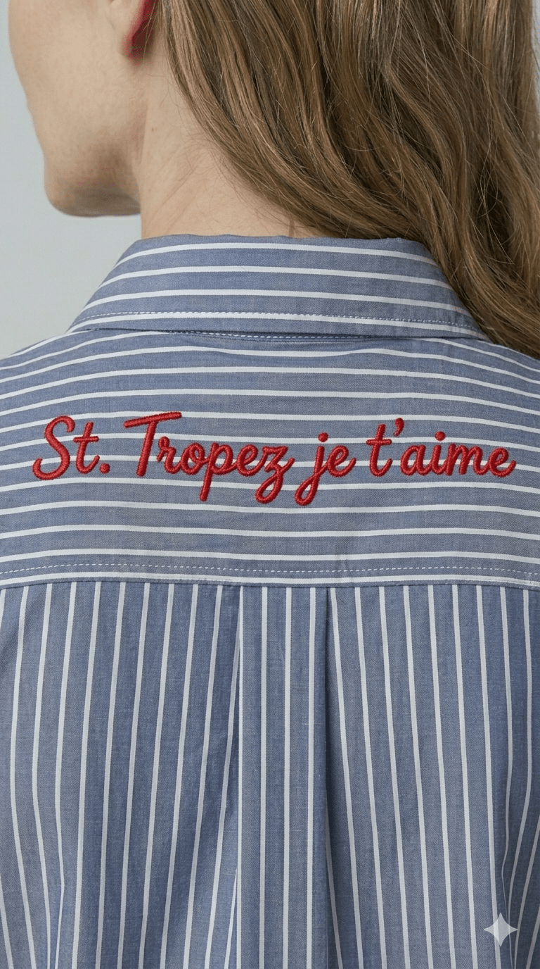 Camicia Motel Azzurra/Bianca a righe - Malerba Showroom