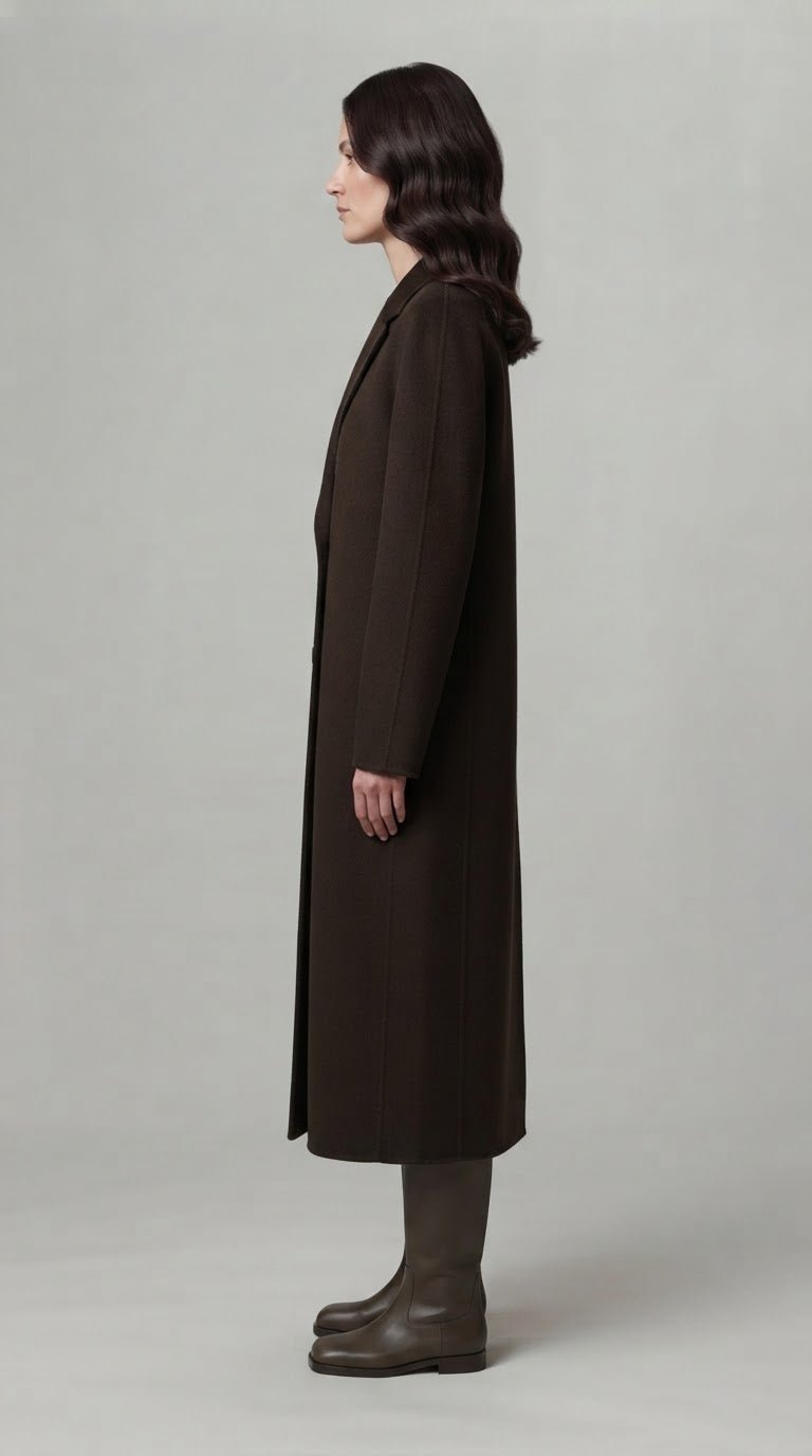 Cappotto Vicolo dritto con tasconi e bottone - Malerba Showroom