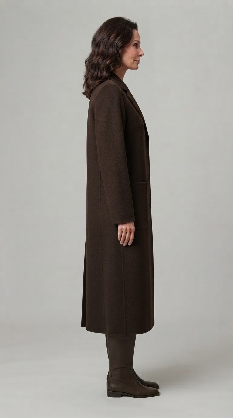 Cappotto Vicolo dritto con tasconi e bottone - Malerba Showroom