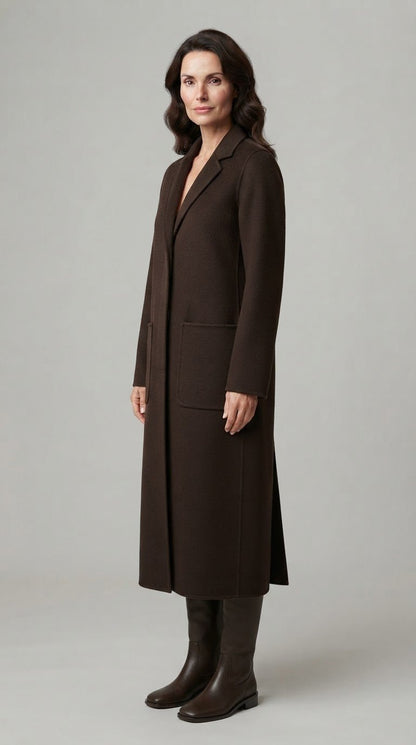 Cappotto Vicolo dritto con tasconi e bottone - Malerba Showroom