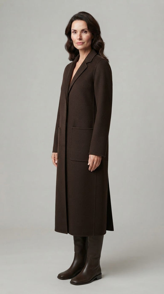 Cappotto Vicolo dritto con tasconi e bottone - Malerba Showroom