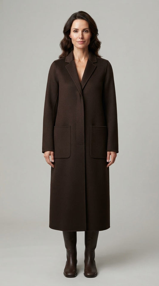 Cappotto Vicolo dritto con tasconi e bottone - Malerba Showroom