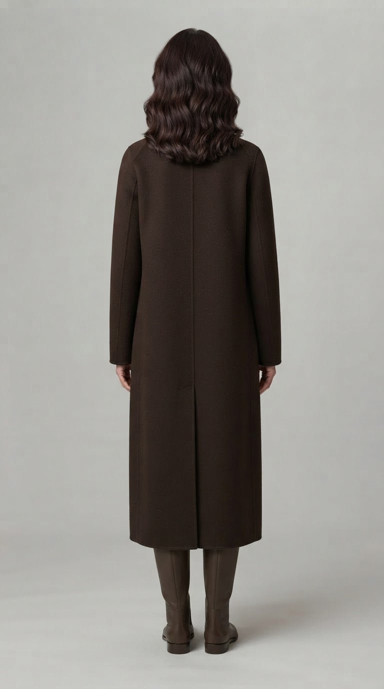 Cappotto Vicolo dritto con tasconi e bottone - Malerba Showroom