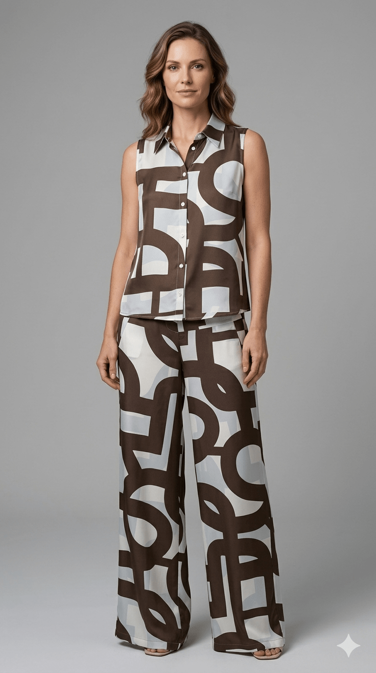 Completo Emme Marella fantasia Twill - Malerba Showroom