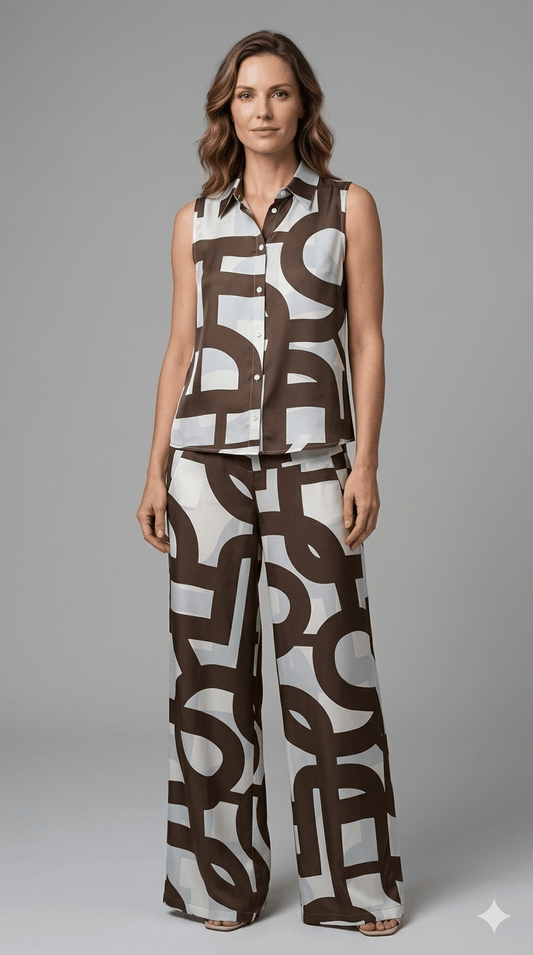 Completo Emme Marella fantasia Twill - Malerba Showroom