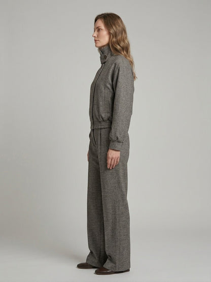 Completo Le Streghe effetto melange marrone/panna - Malerba Showroom