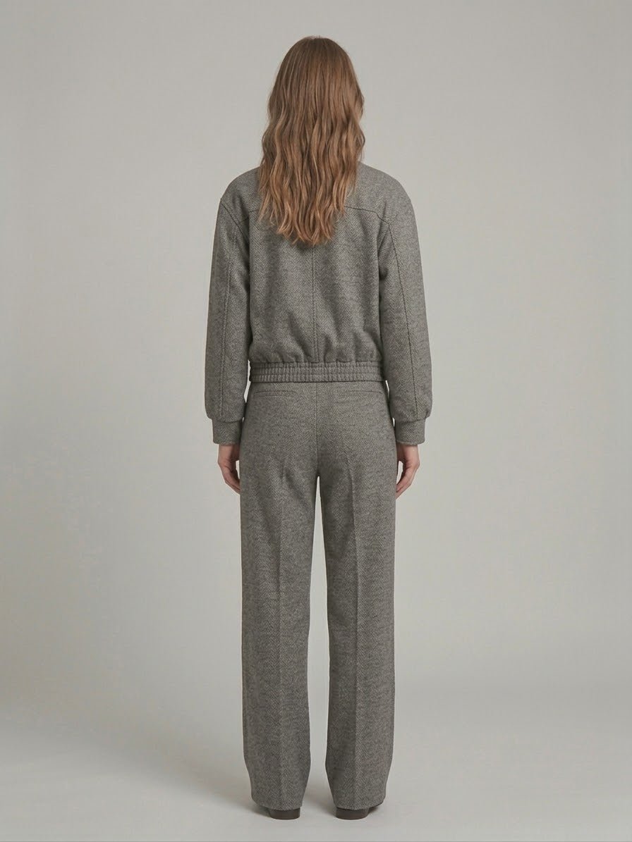 Completo Le Streghe effetto melange marrone/panna - Malerba Showroom