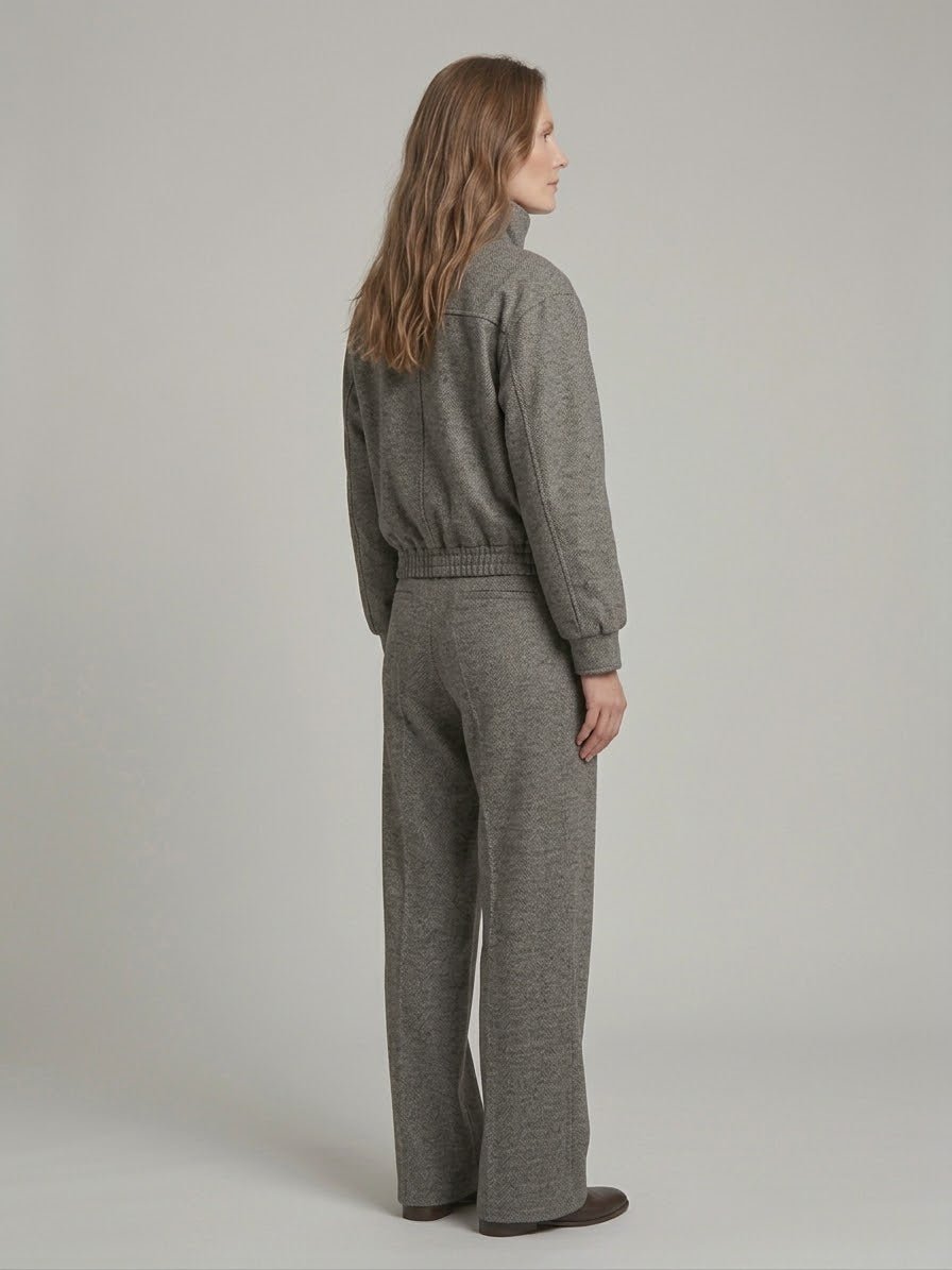 Completo Le Streghe effetto melange marrone/panna - Malerba Showroom