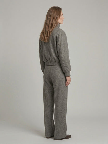 Completo Le Streghe effetto melange marrone/panna - Malerba Showroom