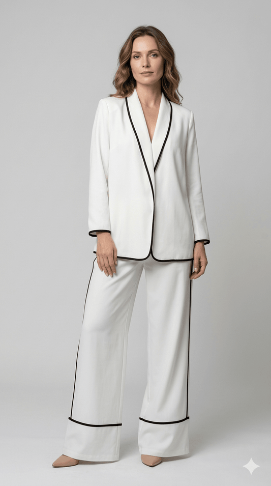 Completo Operà Fluid Panna - Nero - Malerba Showroom