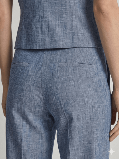 Completo Operà misto lino Col. jeans - Malerba Showroom
