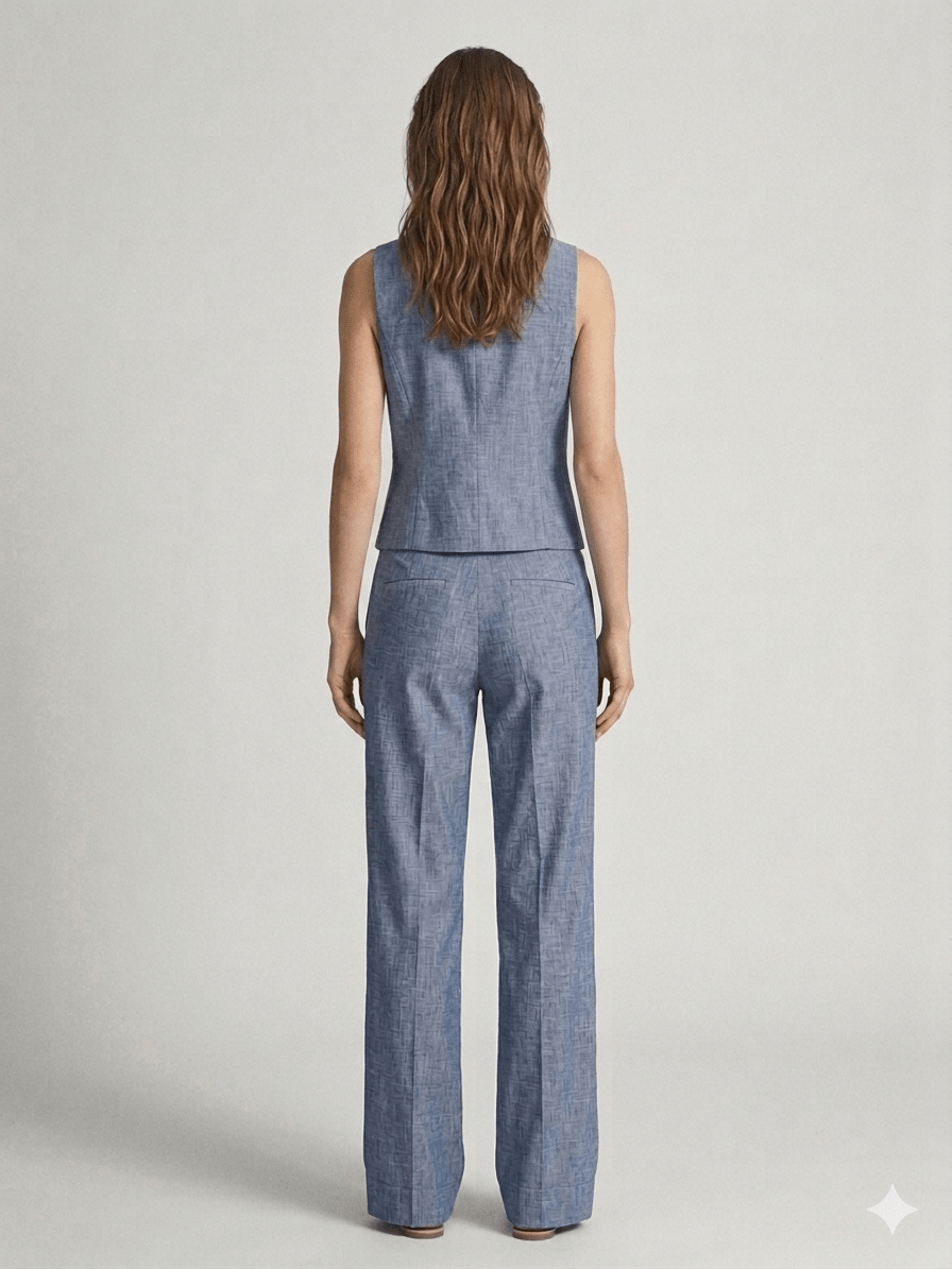 Completo Operà misto lino Col. jeans - Malerba Showroom