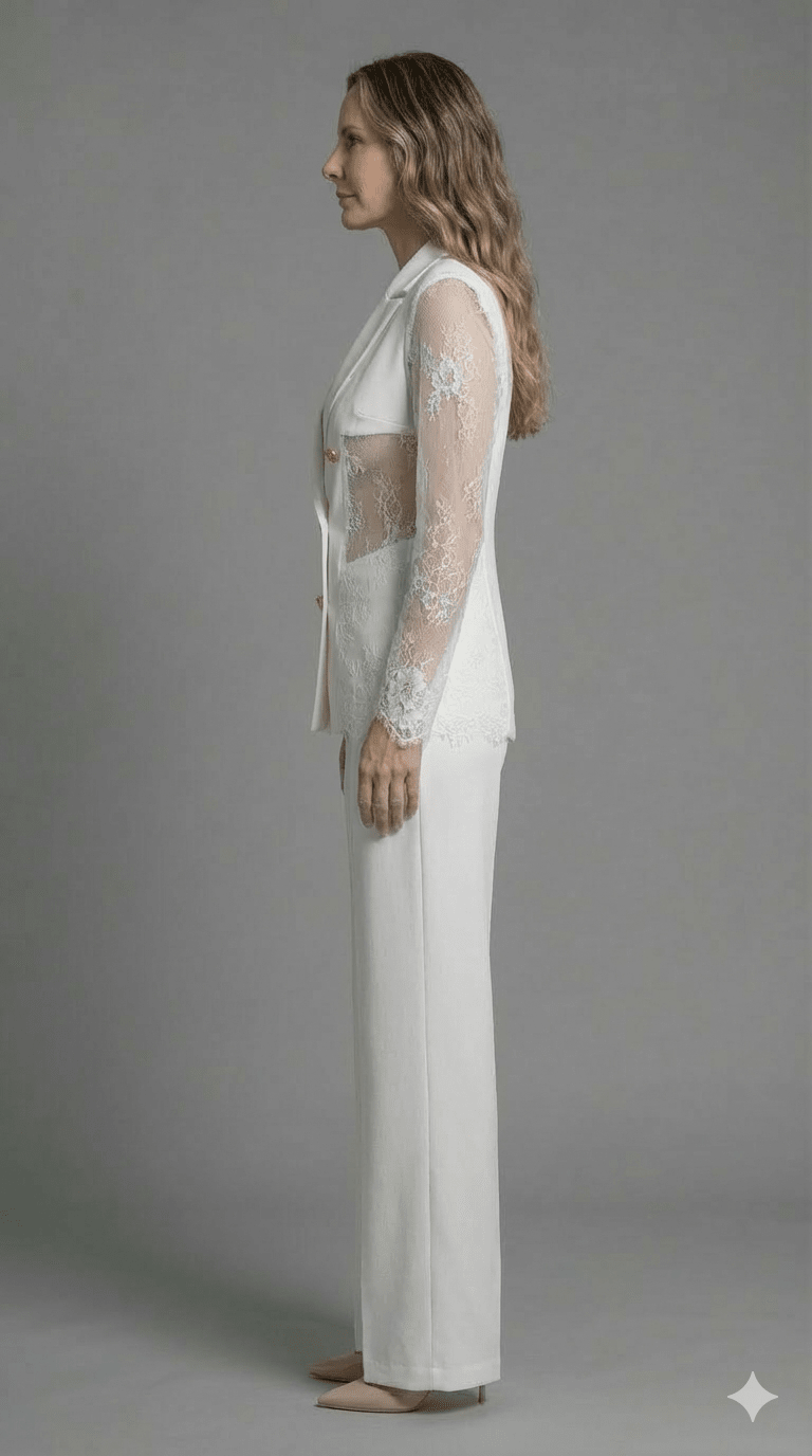 Completo Operà Panna in Pizzo - Malerba Showroom