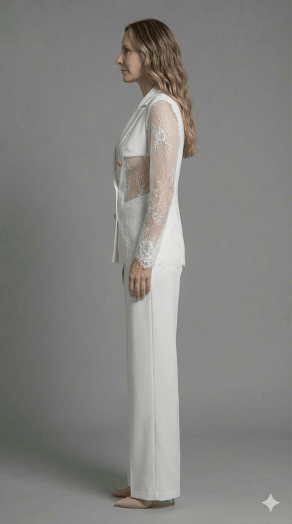 Completo Operà Panna in Pizzo - Malerba Showroom