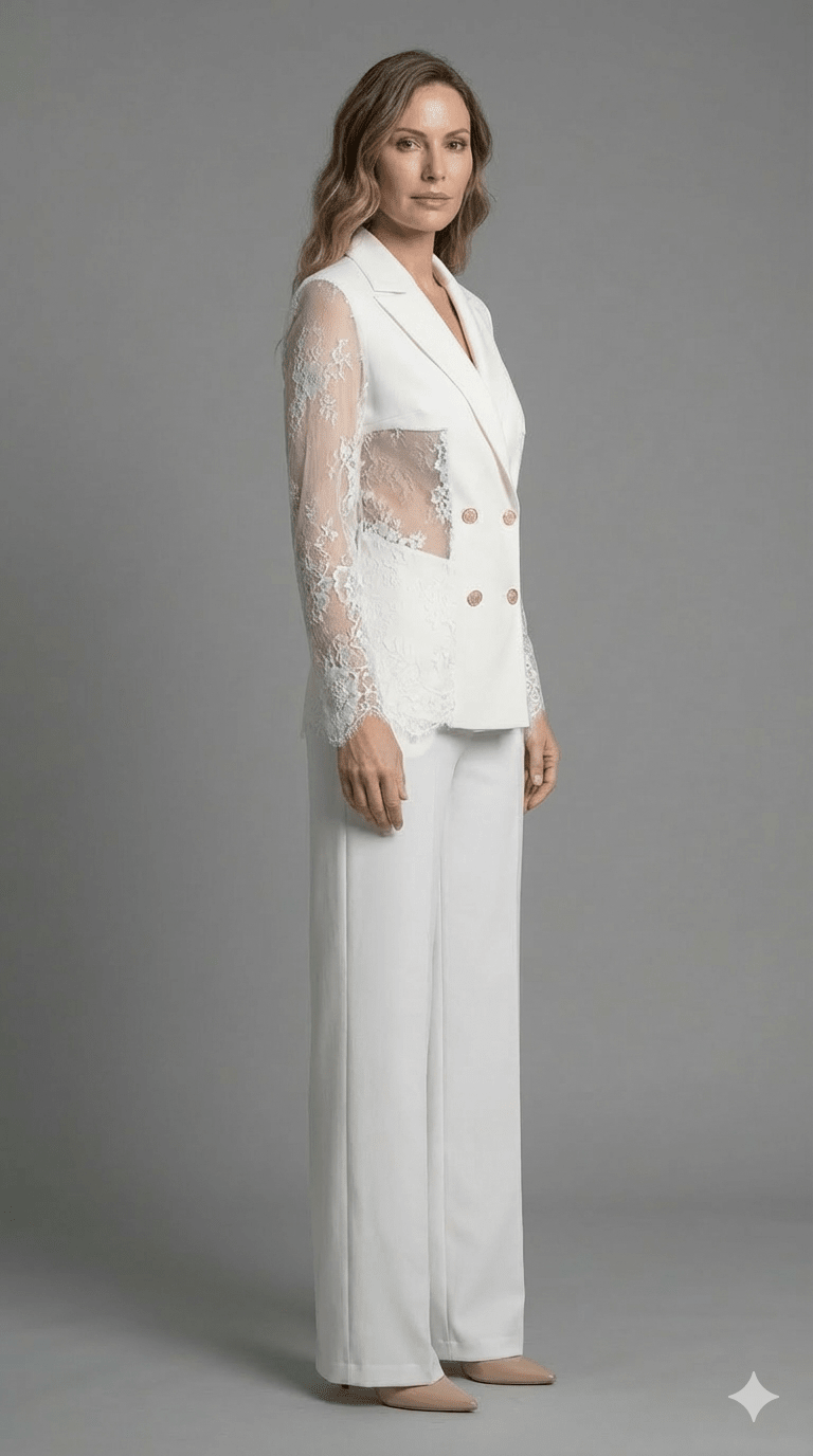 Completo Operà Panna in Pizzo - Malerba Showroom