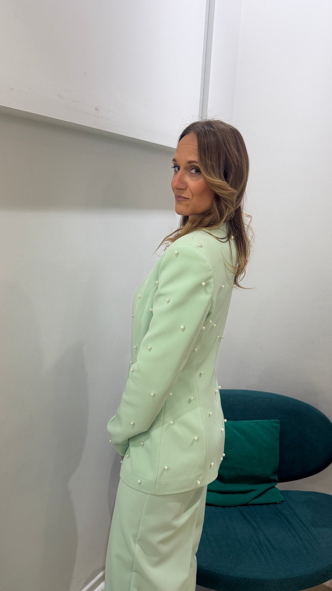 Completo Silence Verde Menta - Malerba Showroom