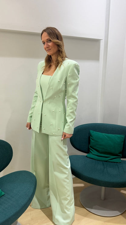 Completo Silence Verde Menta - Malerba Showroom