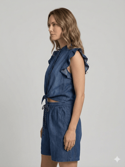 Completo Susy Mix color jeans - Malerba Showroom
