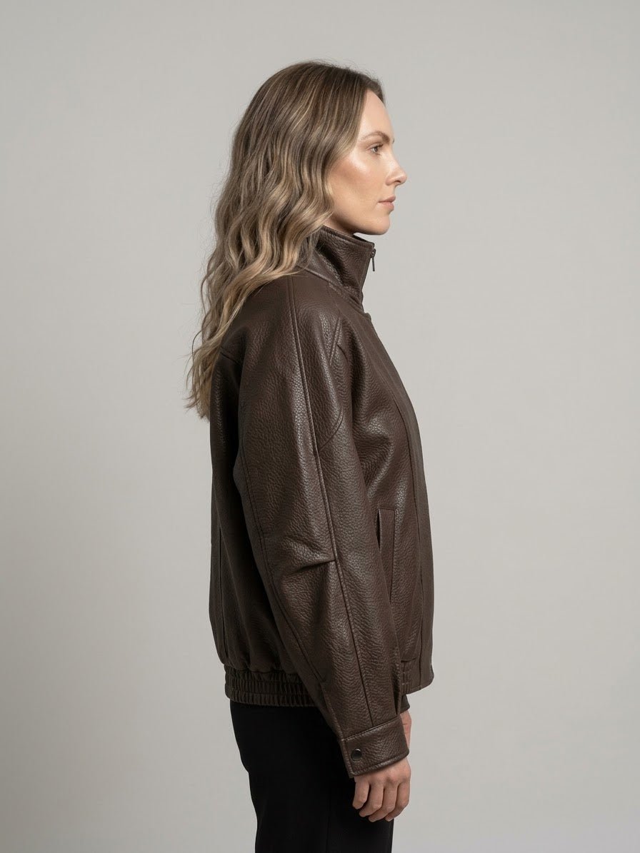 Giacca bomber Le Streghe in pelle 2 var. colore - Malerba Showroom