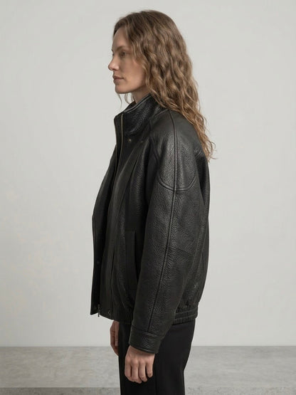 Giacca bomber Le Streghe in pelle 2 var. colore - Malerba Showroom