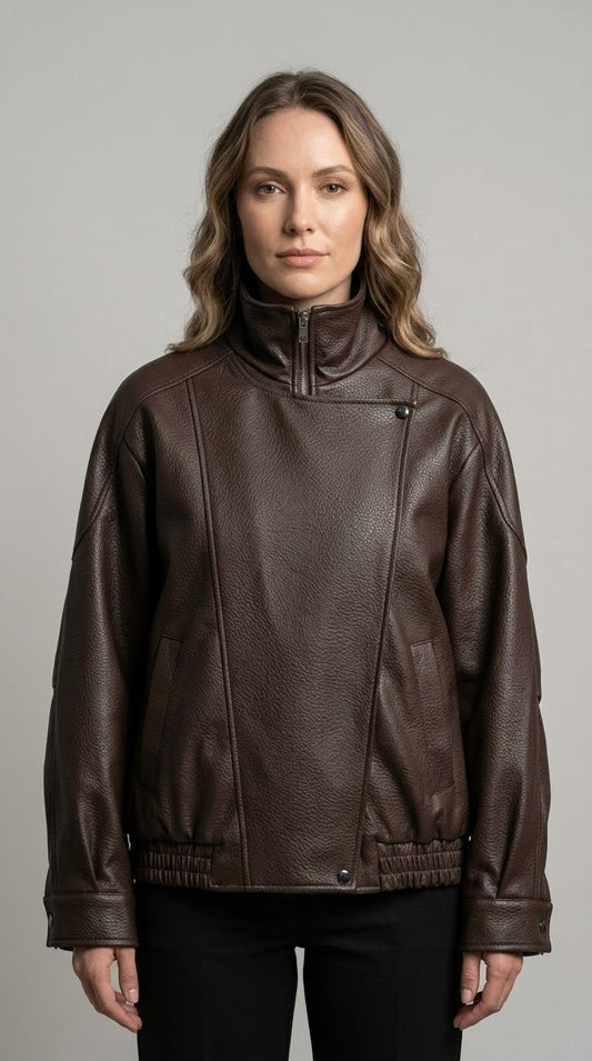 Giacca bomber Le Streghe in pelle 2 var. colore - Malerba Showroom