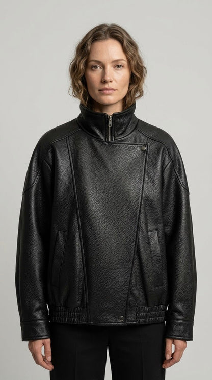 Giacca bomber Le Streghe in pelle 2 var. colore - Malerba Showroom