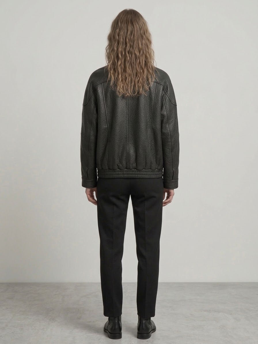 Giacca bomber Le Streghe in pelle 2 var. colore - Malerba Showroom