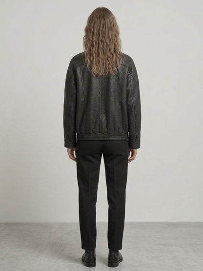 Giacca bomber Le Streghe in pelle 2 var. colore - Malerba Showroom