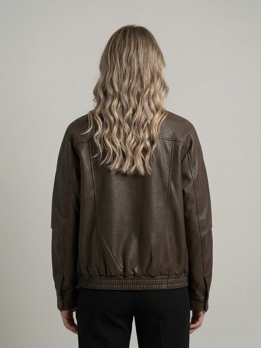 Giacca bomber Le Streghe in pelle 2 var. colore - Malerba Showroom