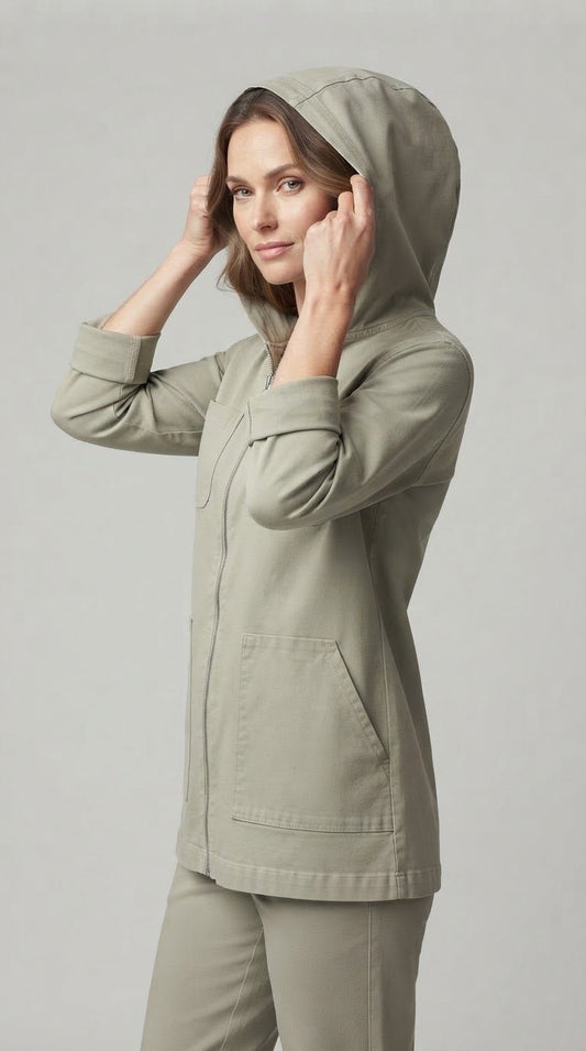 Giacca zip Le Streghe con cappuccio - Malerba Showroom