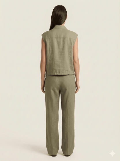 Gilet Corto Le Streghe V.militare - Malerba Showroom