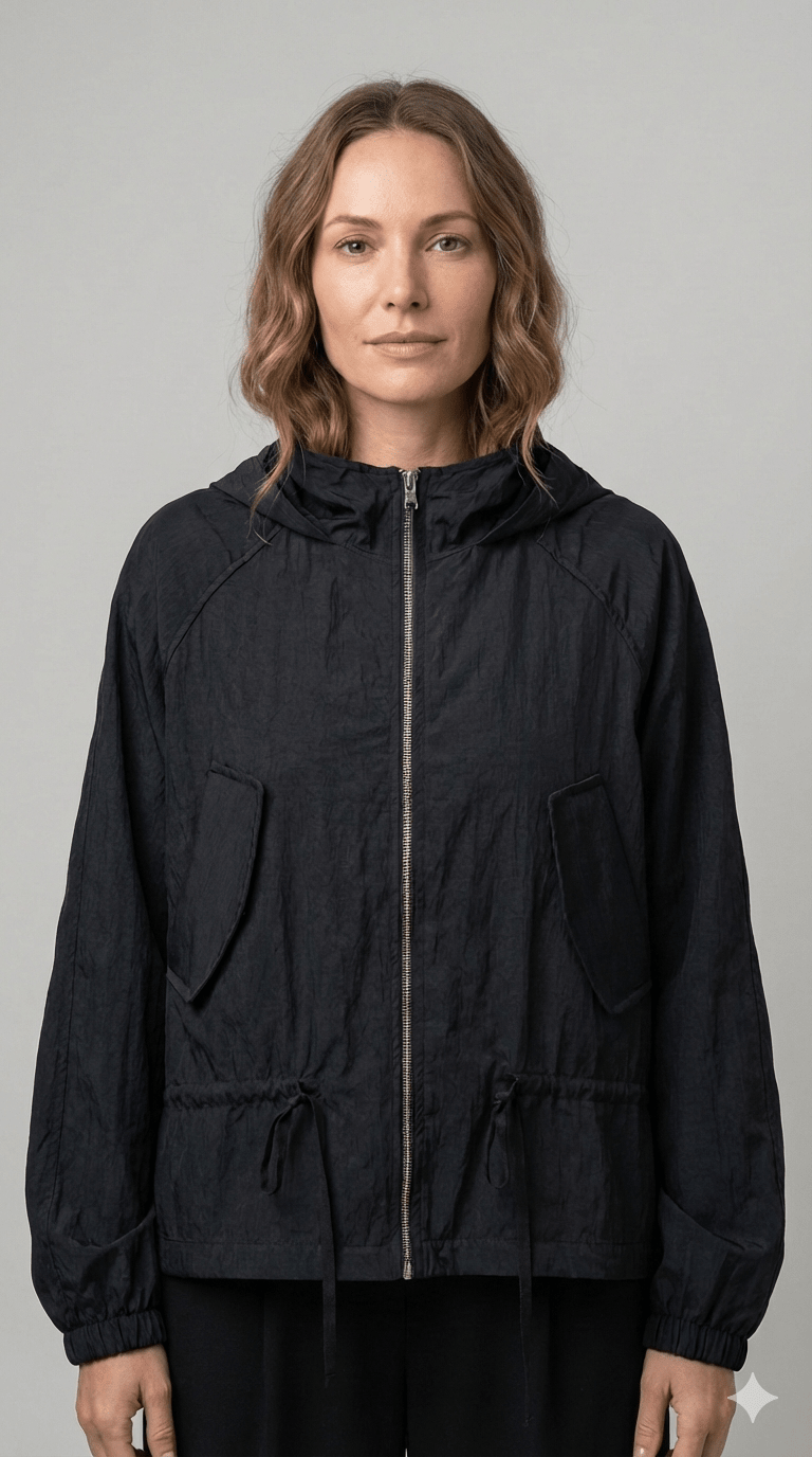 Giubbotto Parka Le Streghe Nero e Sigaro - Malerba Showroom