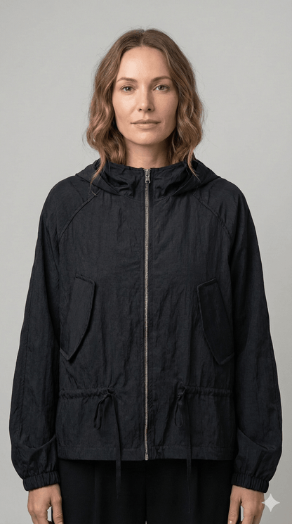 Giubbotto Parka Le Streghe Nero e Sigaro - Malerba Showroom