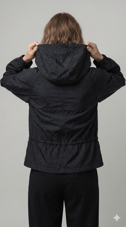 Giubbotto Parka Le Streghe Nero e Sigaro - Malerba Showroom