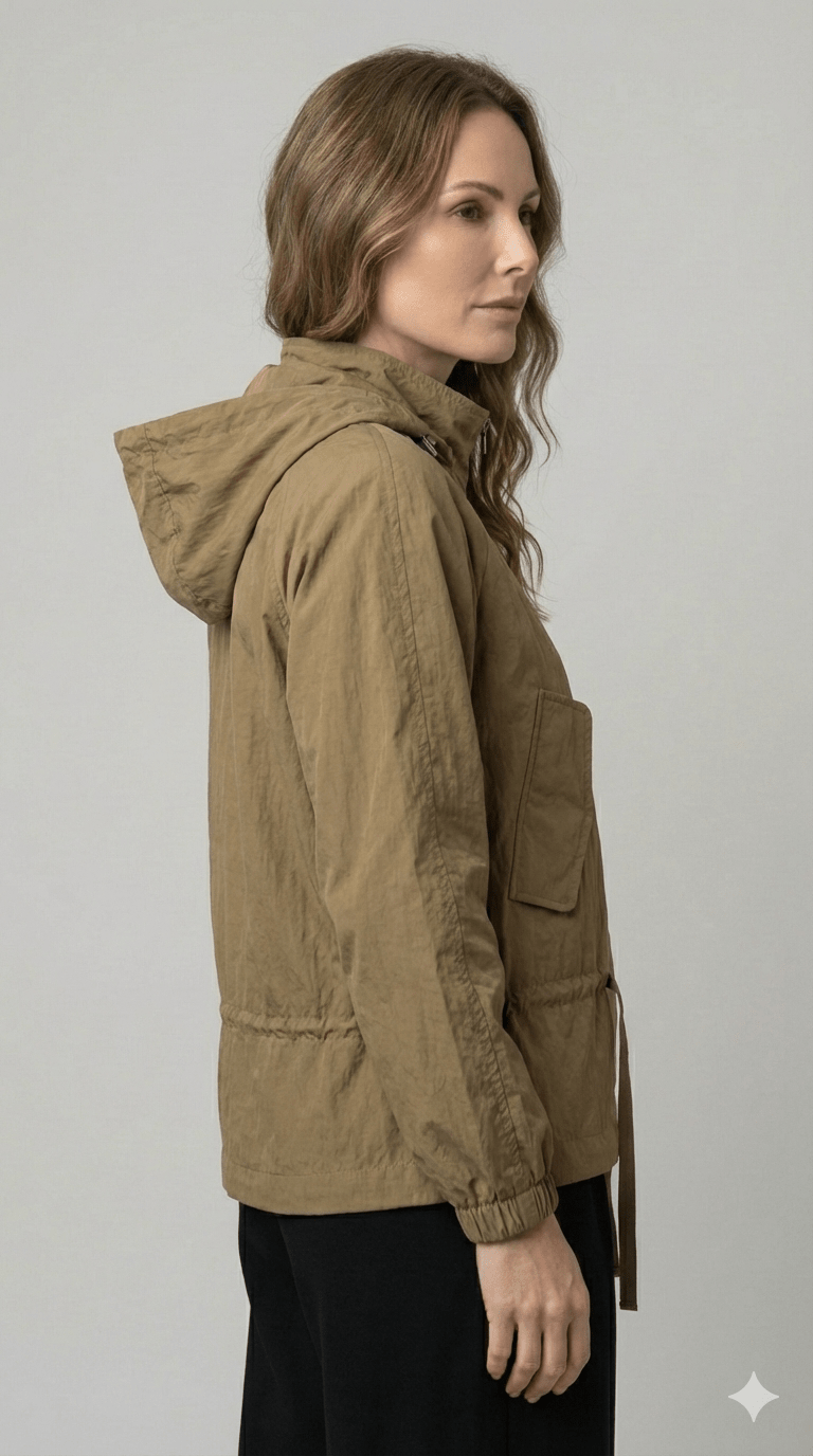 Giubbotto Parka Le Streghe Nero e Sigaro - Malerba Showroom