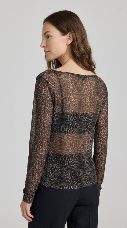 Maglia tulle Operà maculata - Malerba Showroom