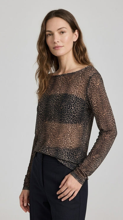 Maglia tulle Operà maculata - Malerba Showroom