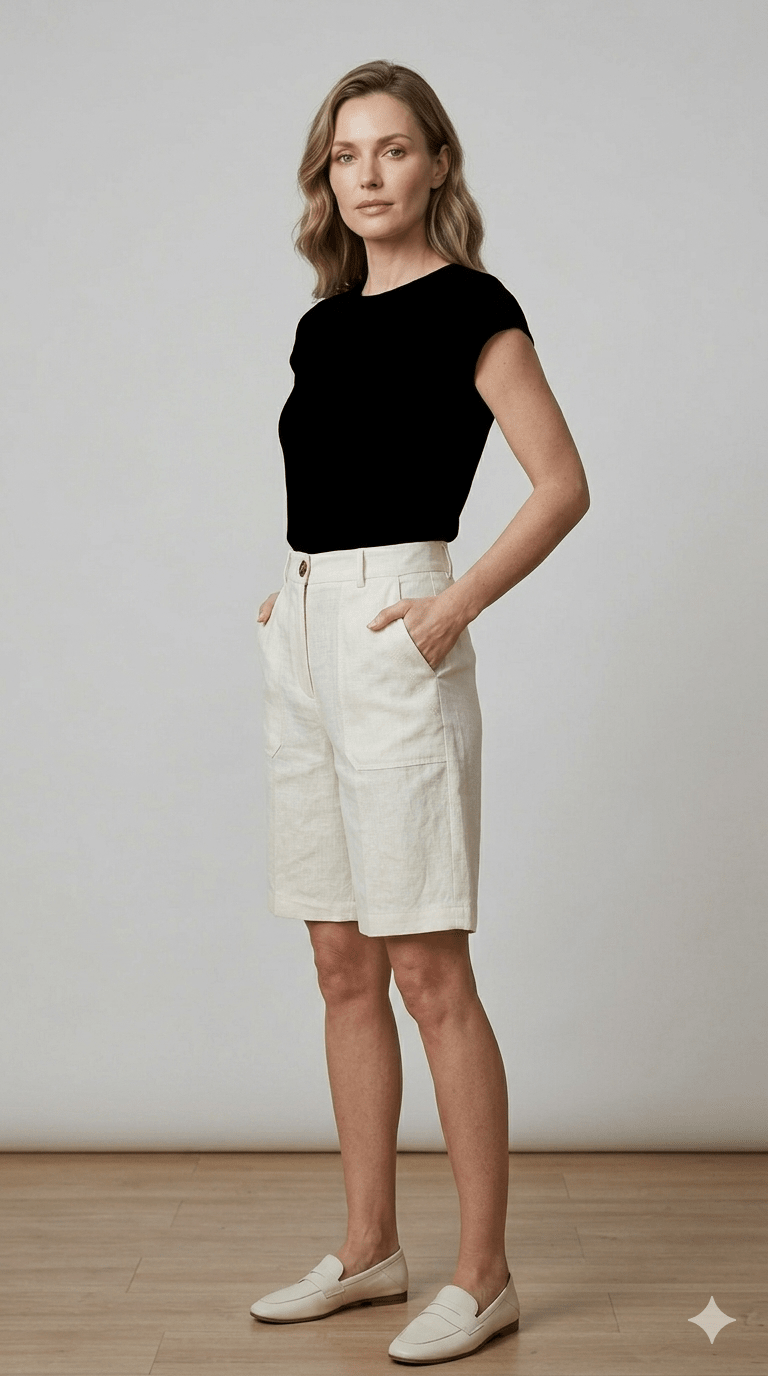 Pantaloncino Lino Emme Marella - Malerba Showroom