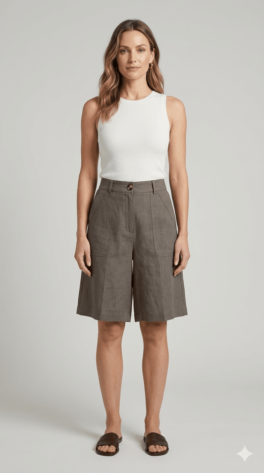 Pantaloncino Lino Emme Marella - Malerba Showroom